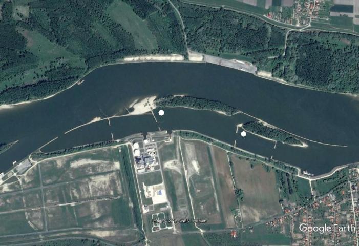 A tiszavirág telepek feltételezett helye (Google Earth alapján).